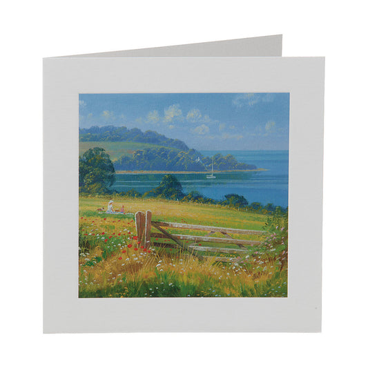 Traditional Art Landscape Greeting Card