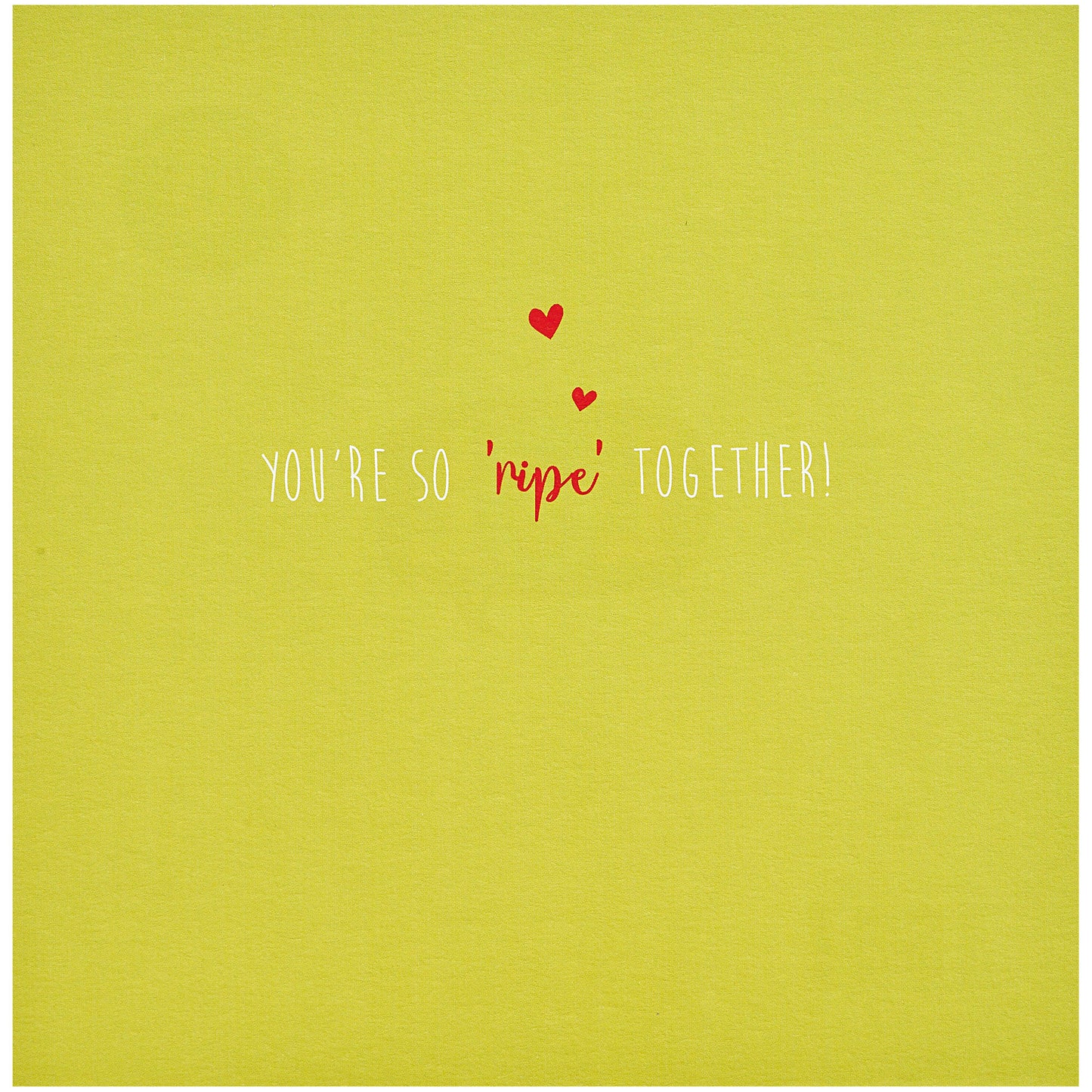 Cute Pear Pair Engagement Card
