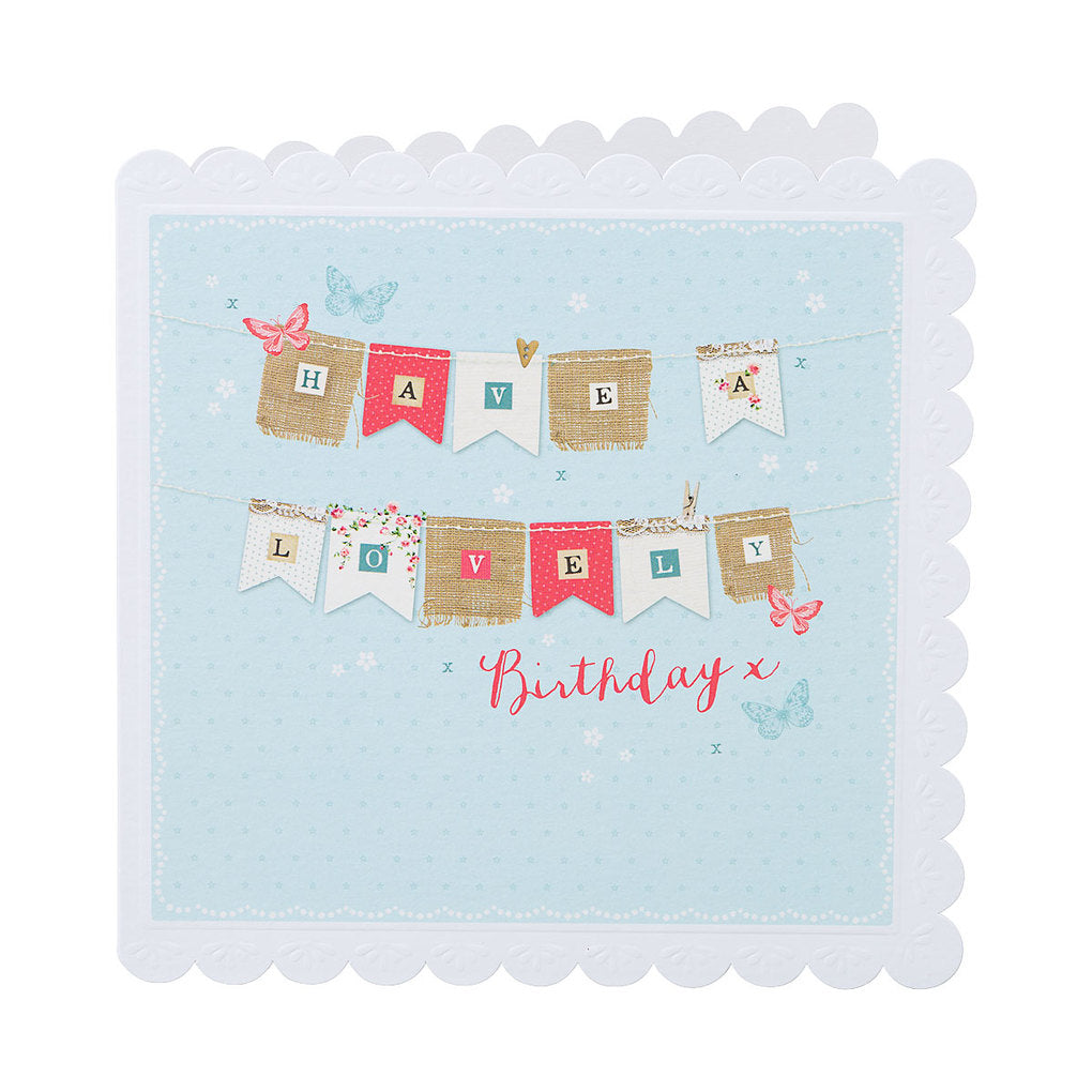 Traditional Lovely Day Birthday Card