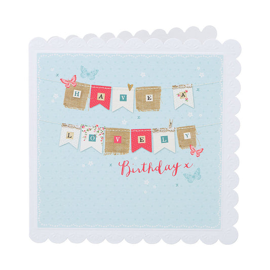Traditional Lovely Day Birthday Card