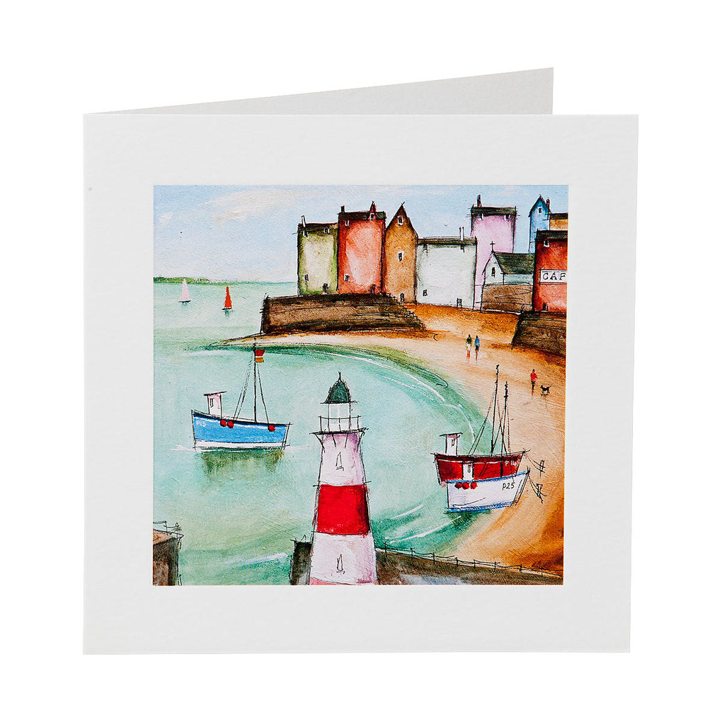 Traditional Art Scene Greeting Card