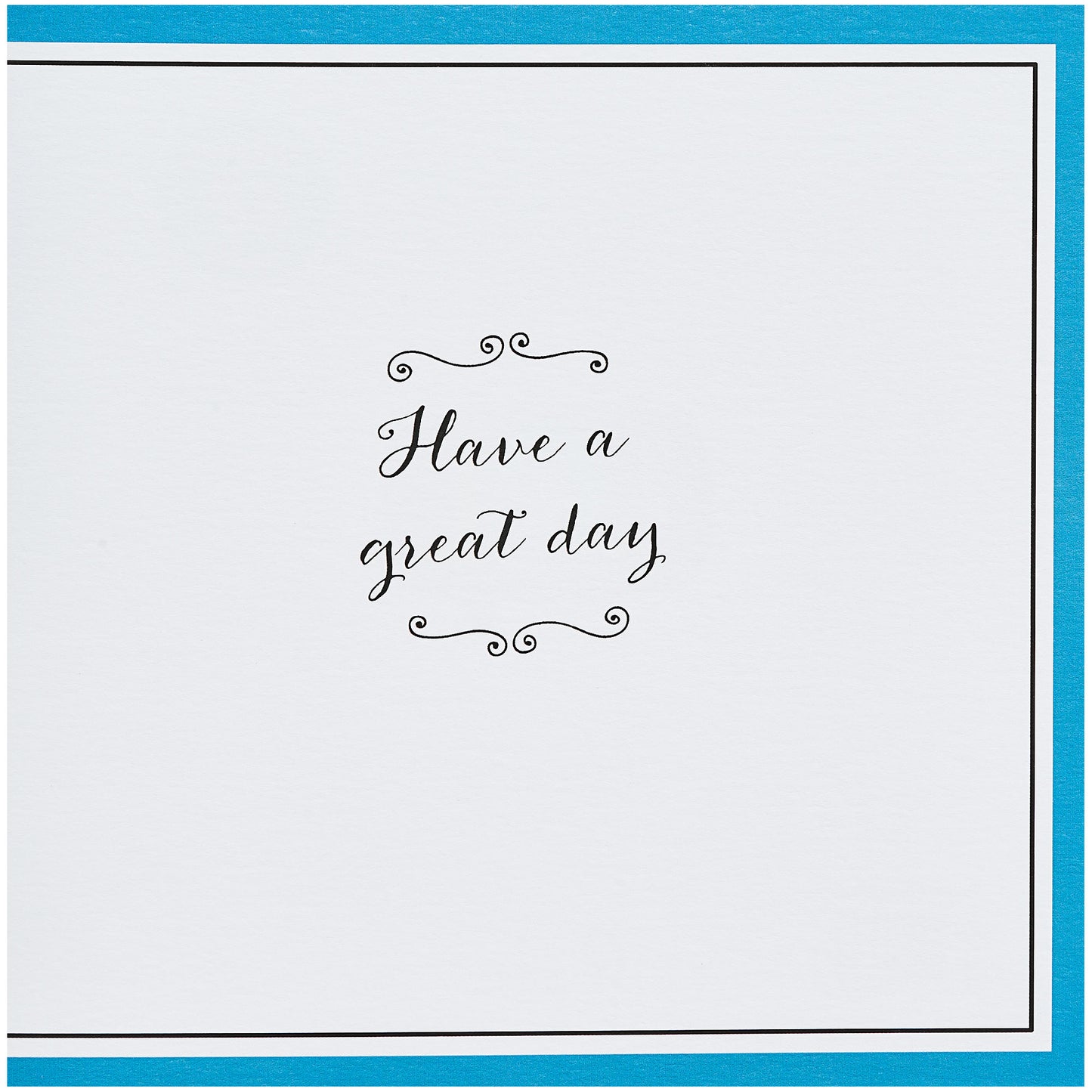 Traditional Blue Happy Birthday Card