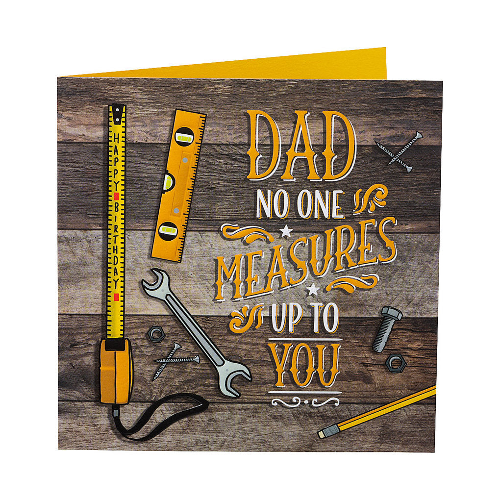 Traditional Hardware Dad Birthday Card