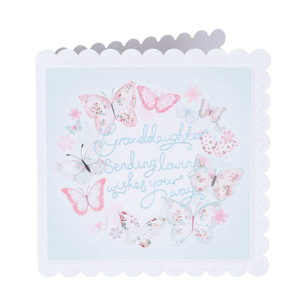 Traditional Granddaughter Birthday Card