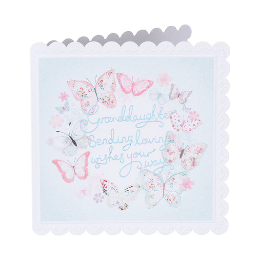 Traditional Granddaughter Birthday Card