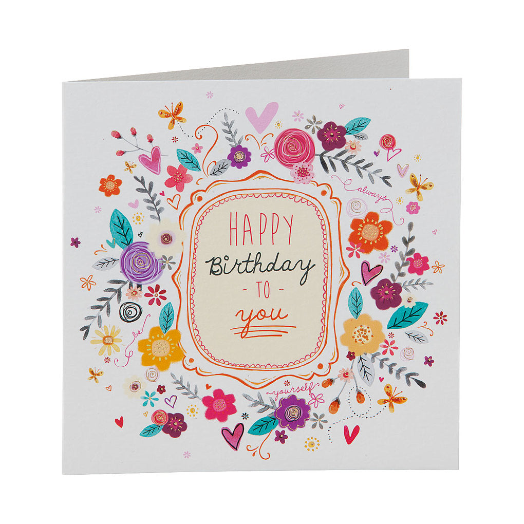 Traditional Fun Birthday Card For You