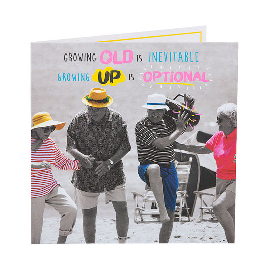 Funny Growing Old Birthday Card