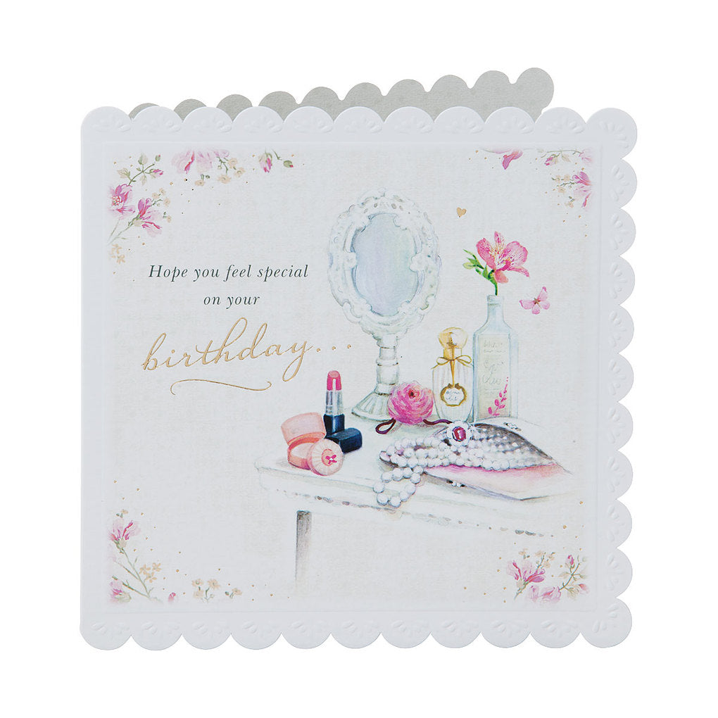 Traditional White Special Birthday Card