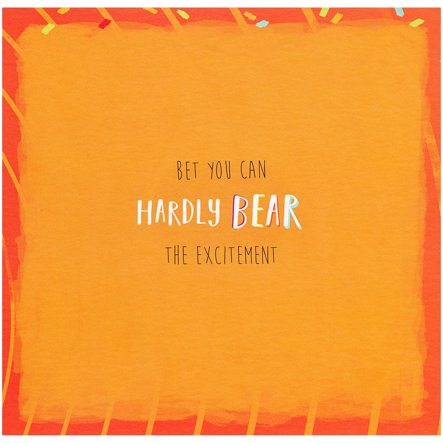 Funny Party Bear Birthday Card