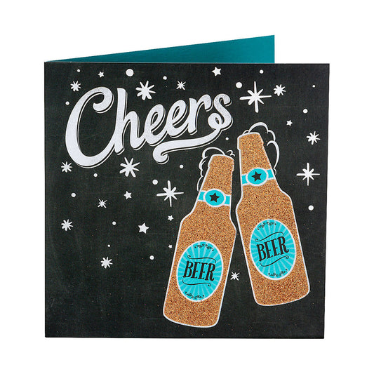 Traditional Beer Cheers Birthday Card