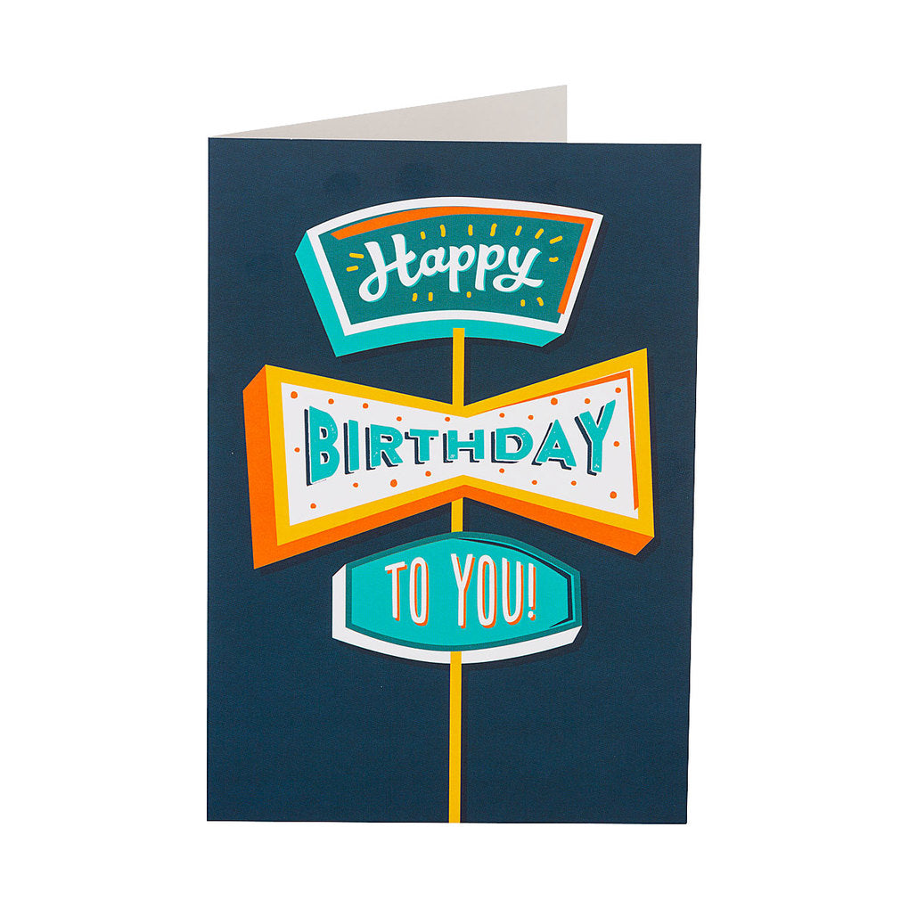 Traditional Male Happy Birthday Card