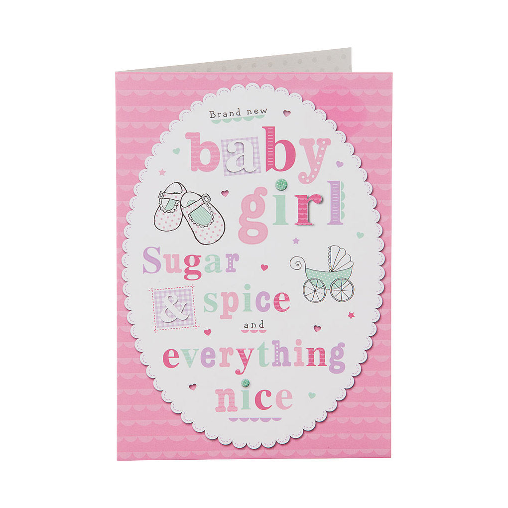 Traditional Congratulations Card Girl