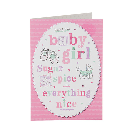 Traditional Congratulations Card Girl