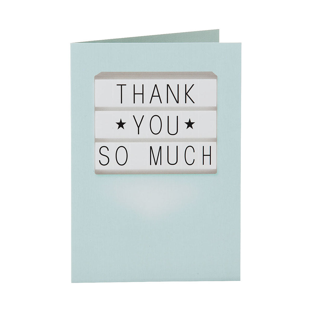 Traditional Thank You So Much Card