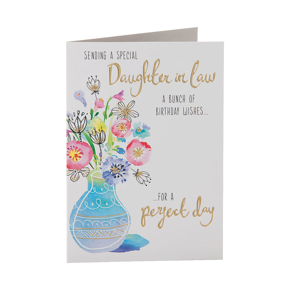 Traditional Daughterinlaw Birthday Card