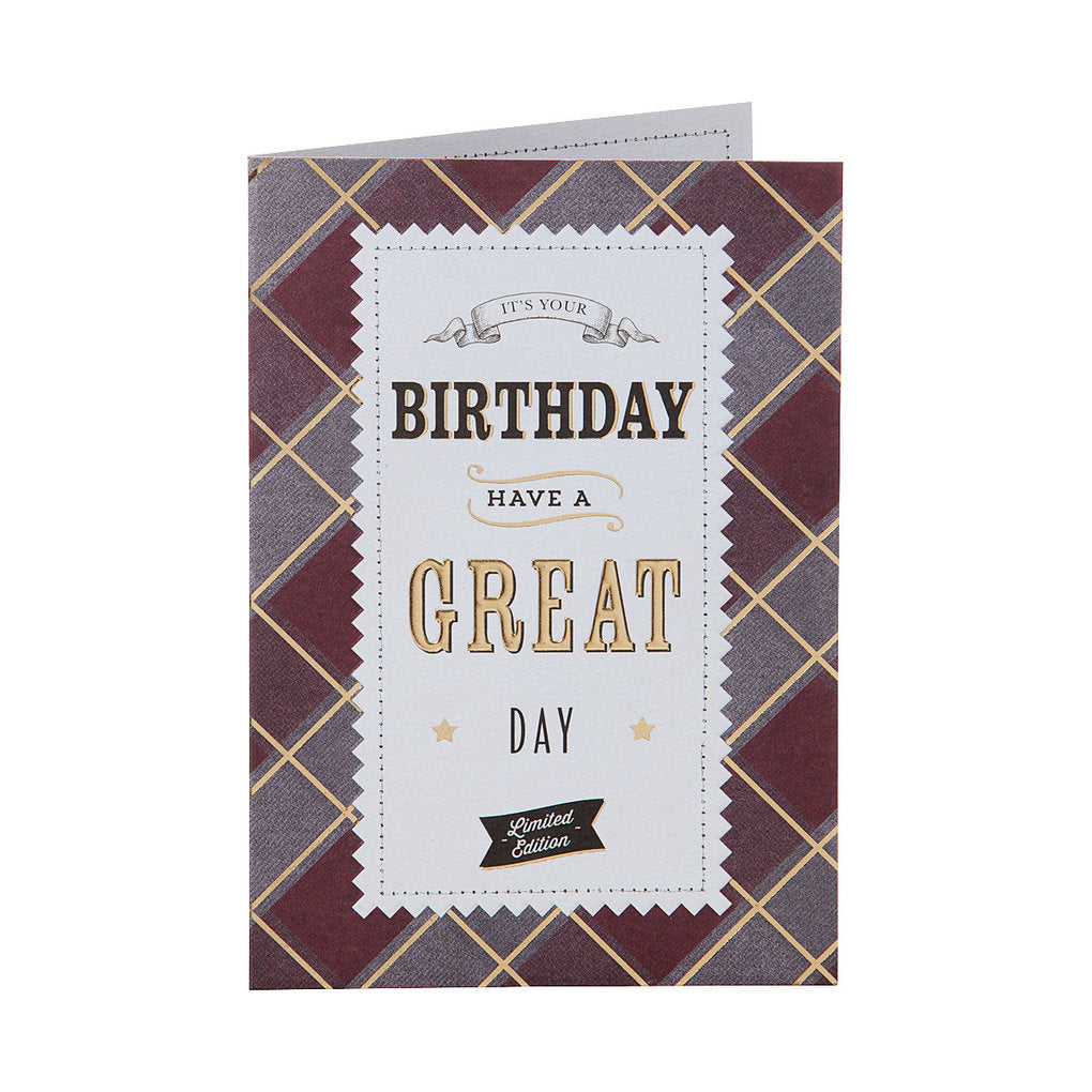 Traditional Ltd Edition Birthday Card
