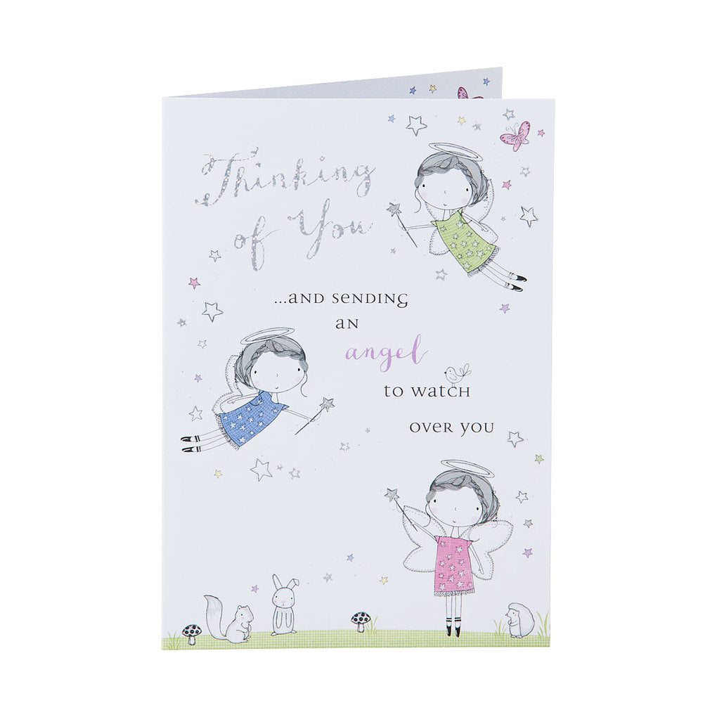 Cute Thinking Of You Card Angel