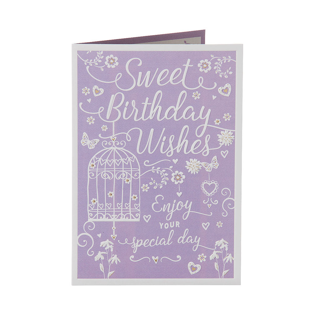 Traditional Sweet Birthday Card Wishes