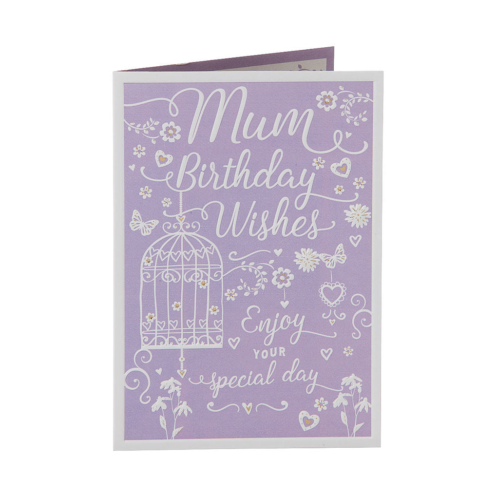 Traditional Mum Birthday Card Wishes