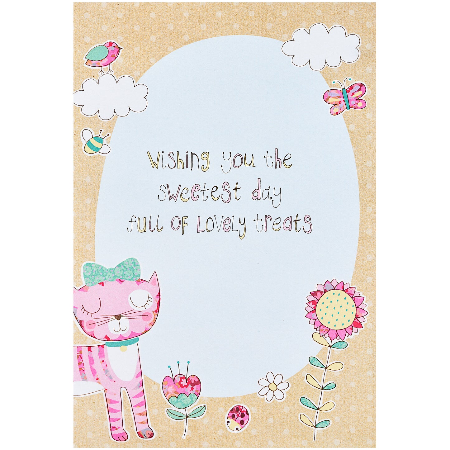 Cute Animals Girl 9th Birthday Card