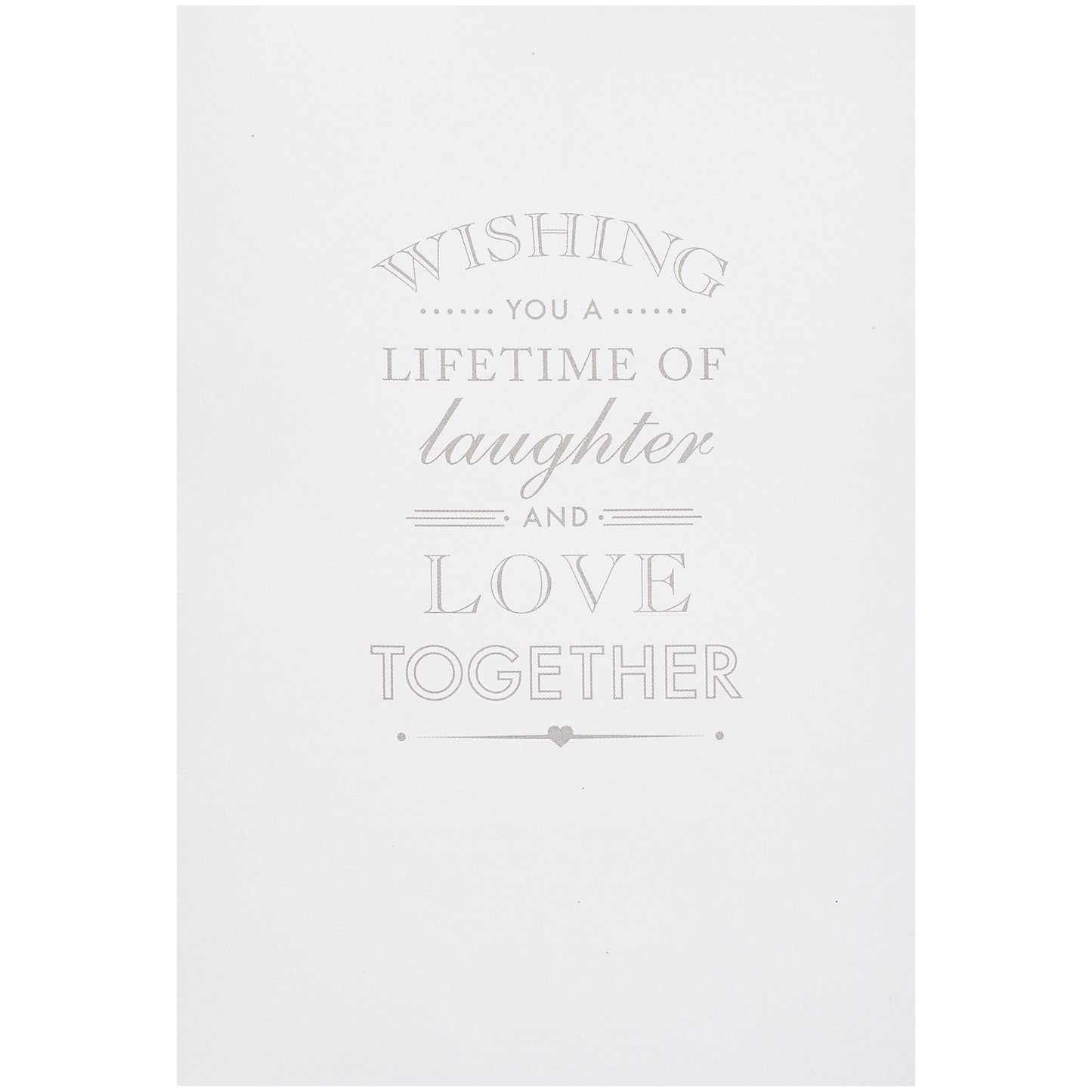 Traditional Wedding Day Wishes Card