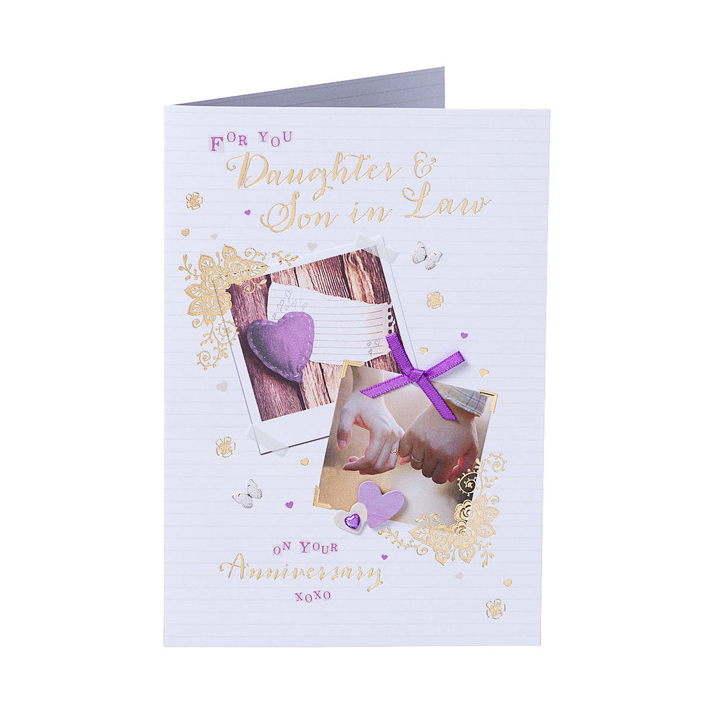 Traditional Son In Law Anniversary Card