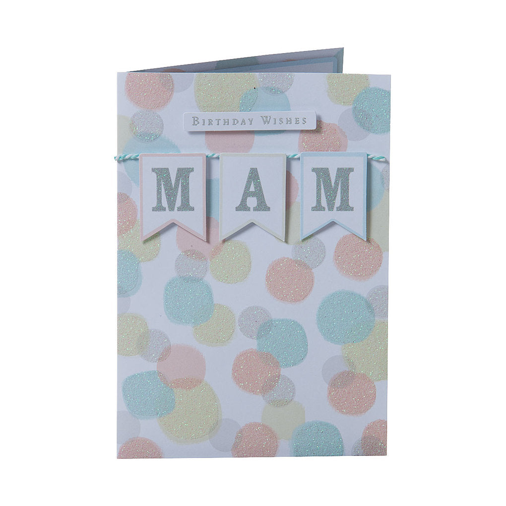 Traditional Birthday Card Wishes Mam