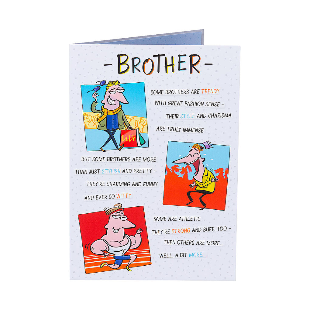 Funny Brother Birthday Card Inspiring