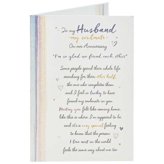 Anniversary Card for Husband