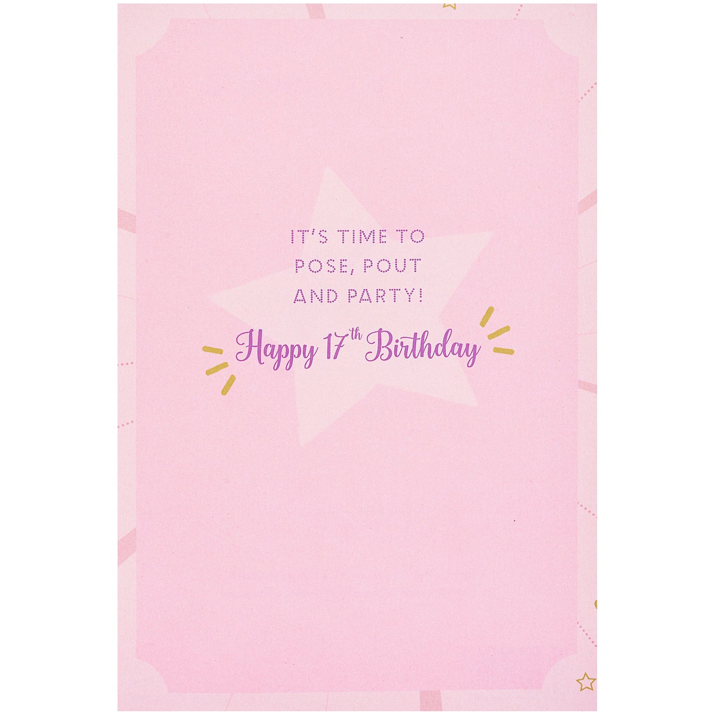Cute Selfie Female 17th Birthday Card