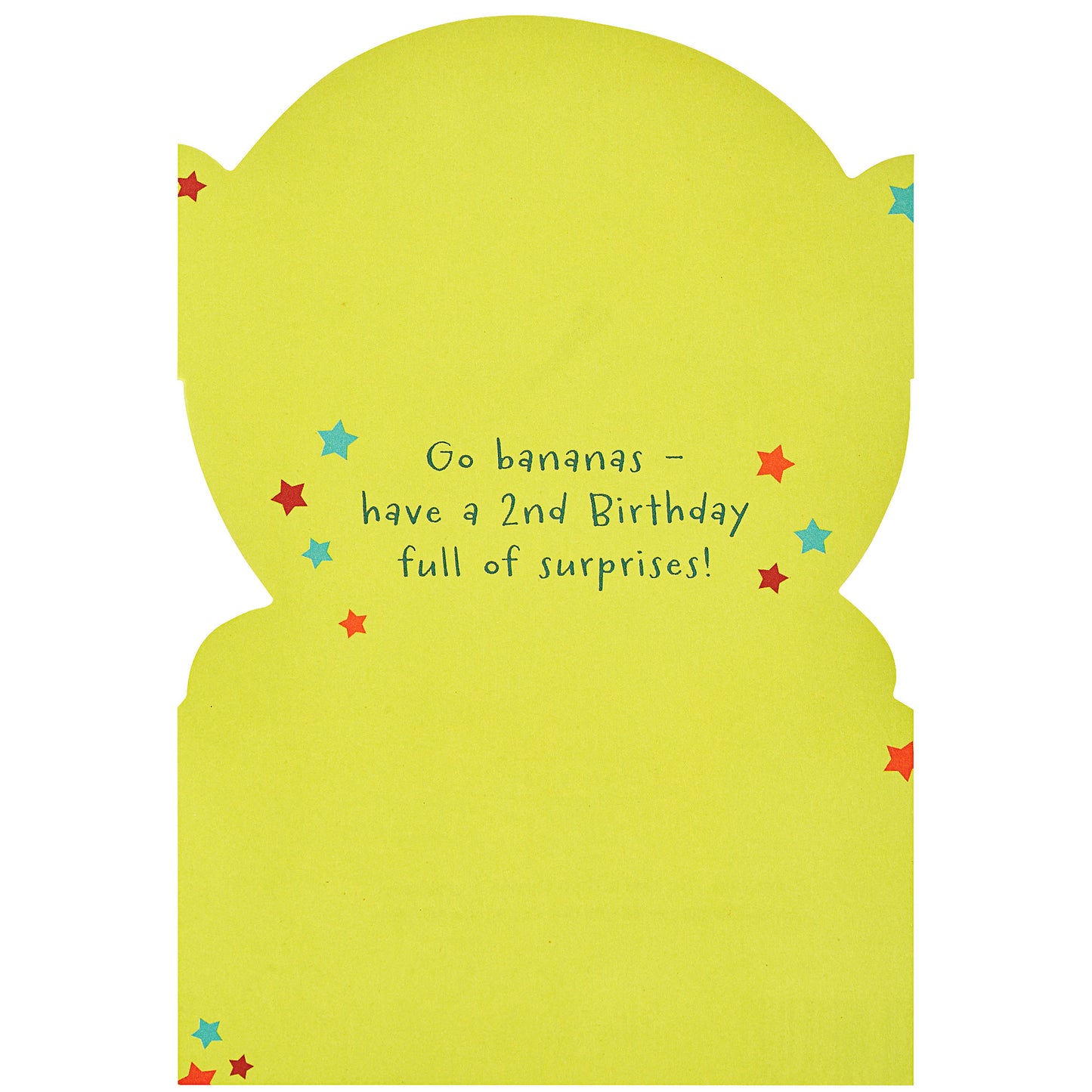 Cute Monkey 2nd Birthday Card