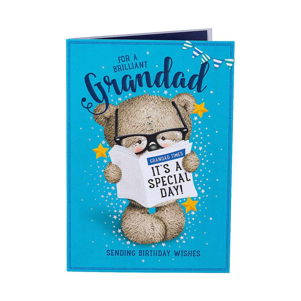 Cute Brilliant Grandad Birthday Card