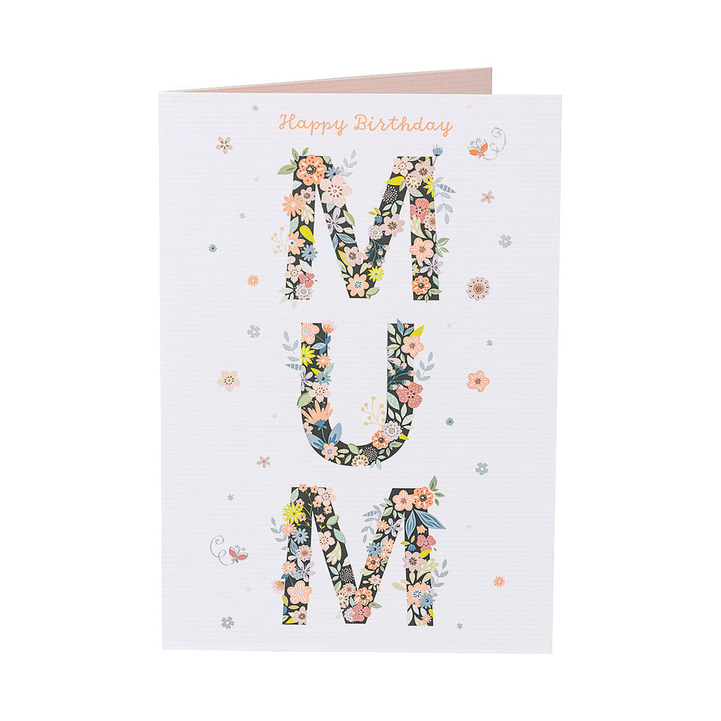 Contemporary Mum Birthday Card