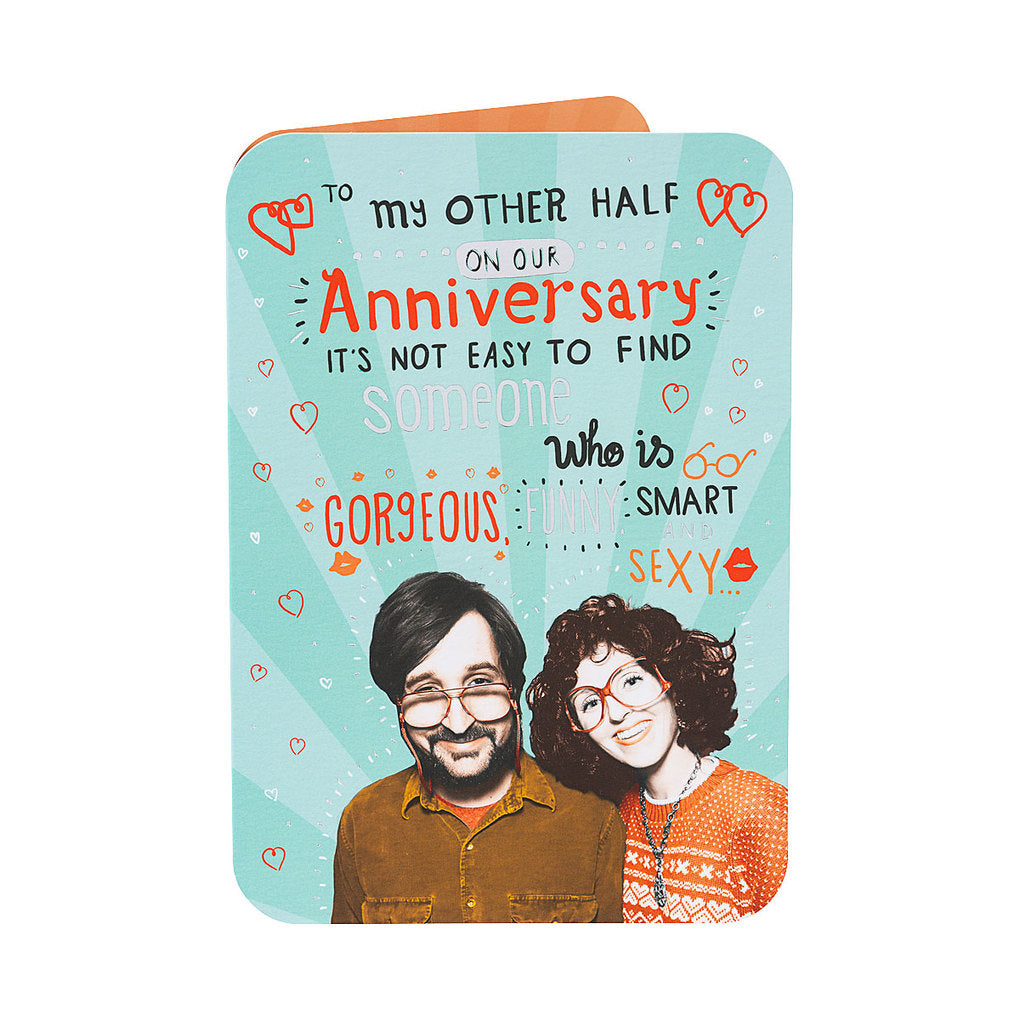 Traditional Other Half Anniversary Card