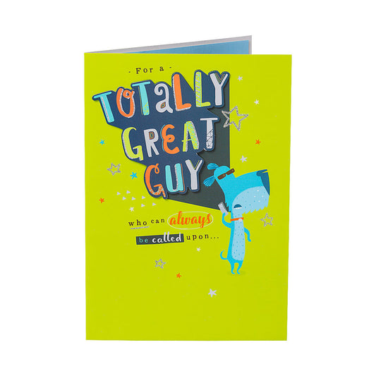 Cute Open Male Great Guy Birthday Card