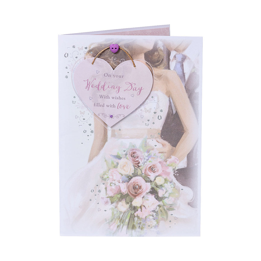 Traditional Bride On Your Wedding Card