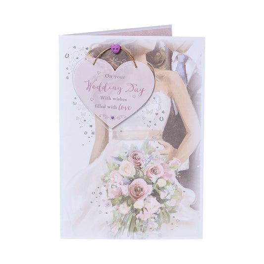 Traditional Bride On Your Wedding Card