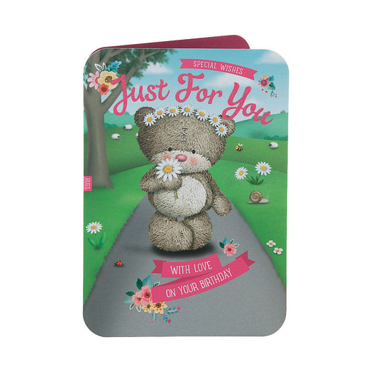 Cute Just For You Birthday Card