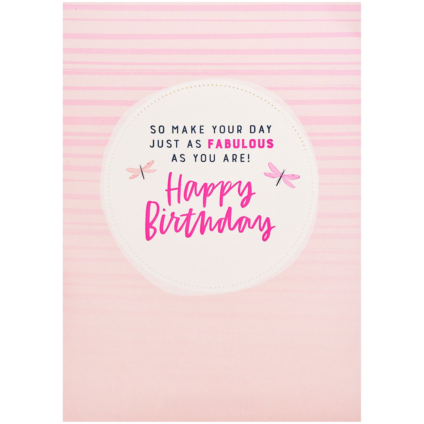 Cute Flamingo Daughter Birthday Card