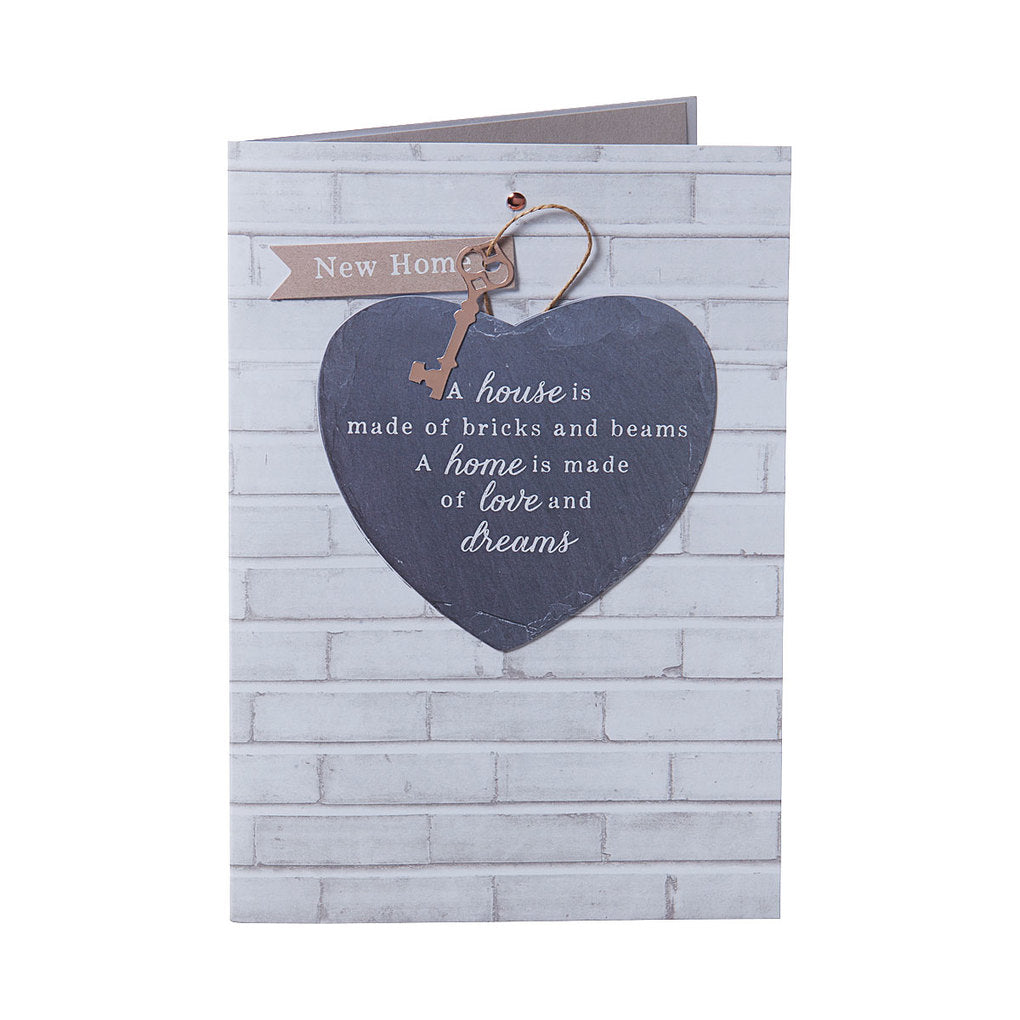 Traditional Heart New Home Card