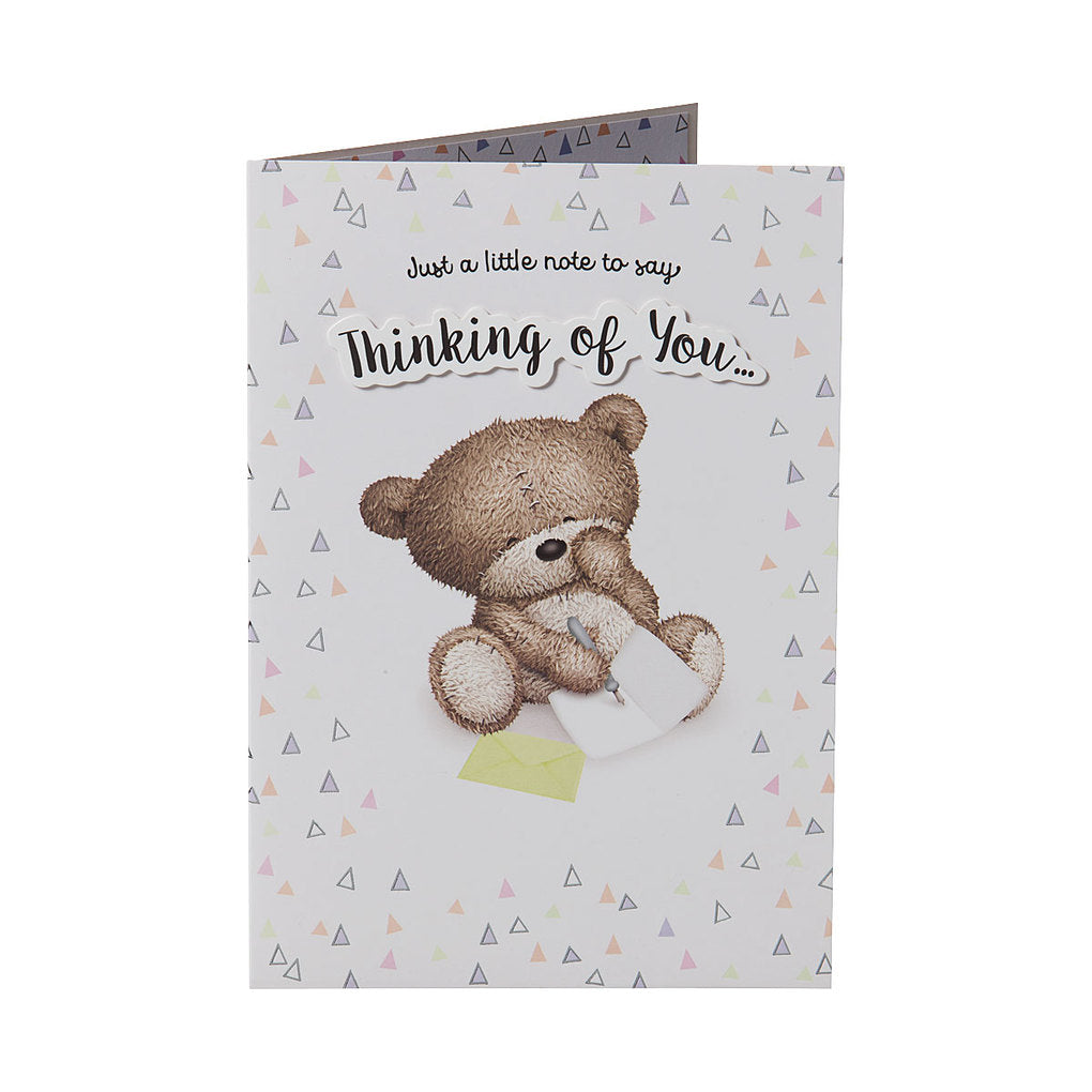 Cute Bear Thinking Of You Card