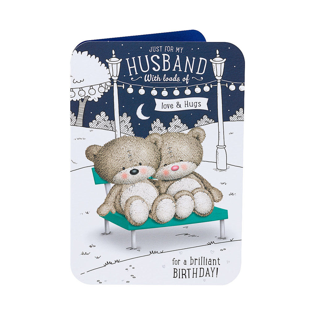 Cute Bears Husband Birthday Card