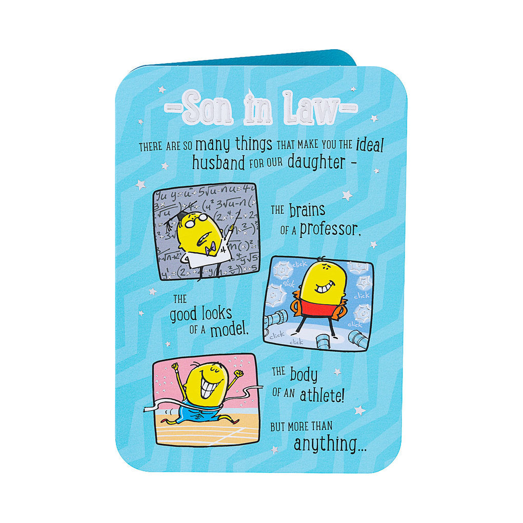 Cute Son In Law Birthday Card
