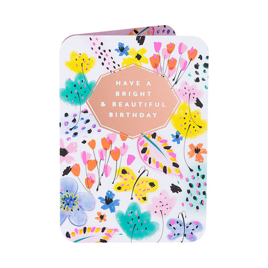 Traditional Beautiful Birthday Card