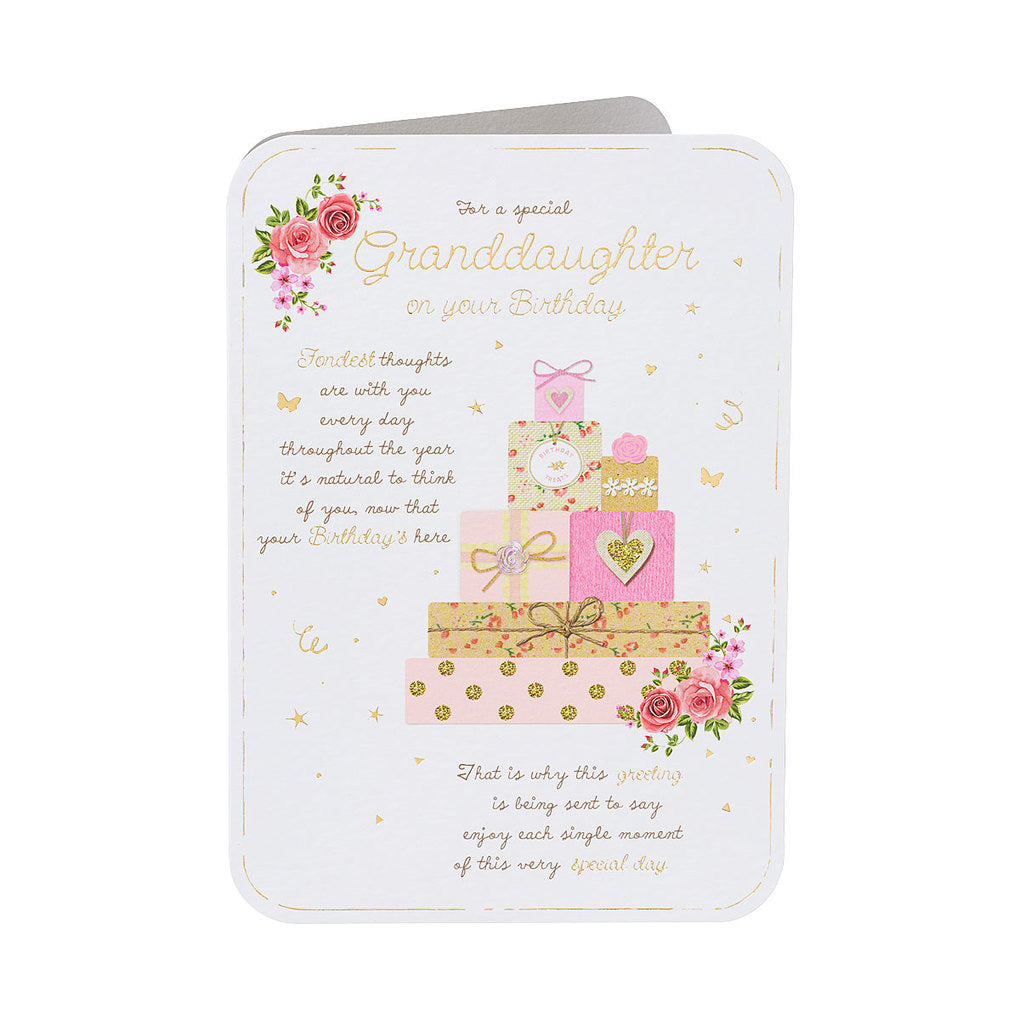 Traditional Special Granddaughter Card