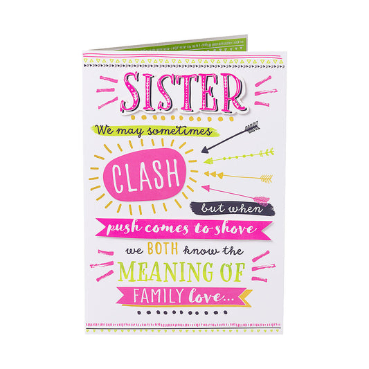 Cute Sister Greeting Card