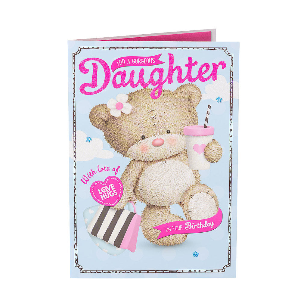 Cute Gorgeous Daughter Birthday Card