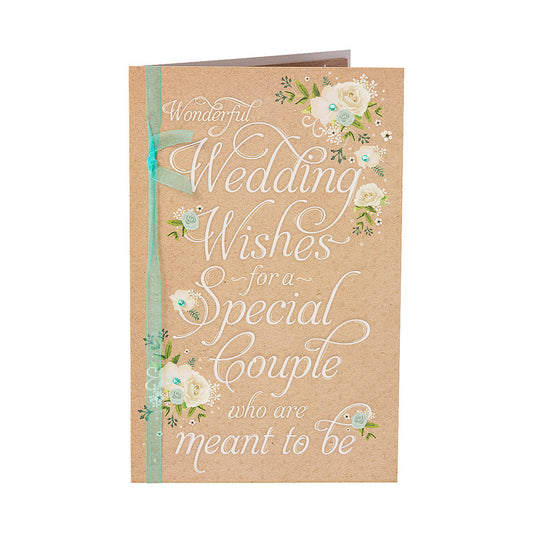 Traditional Wonderful Wedding Card