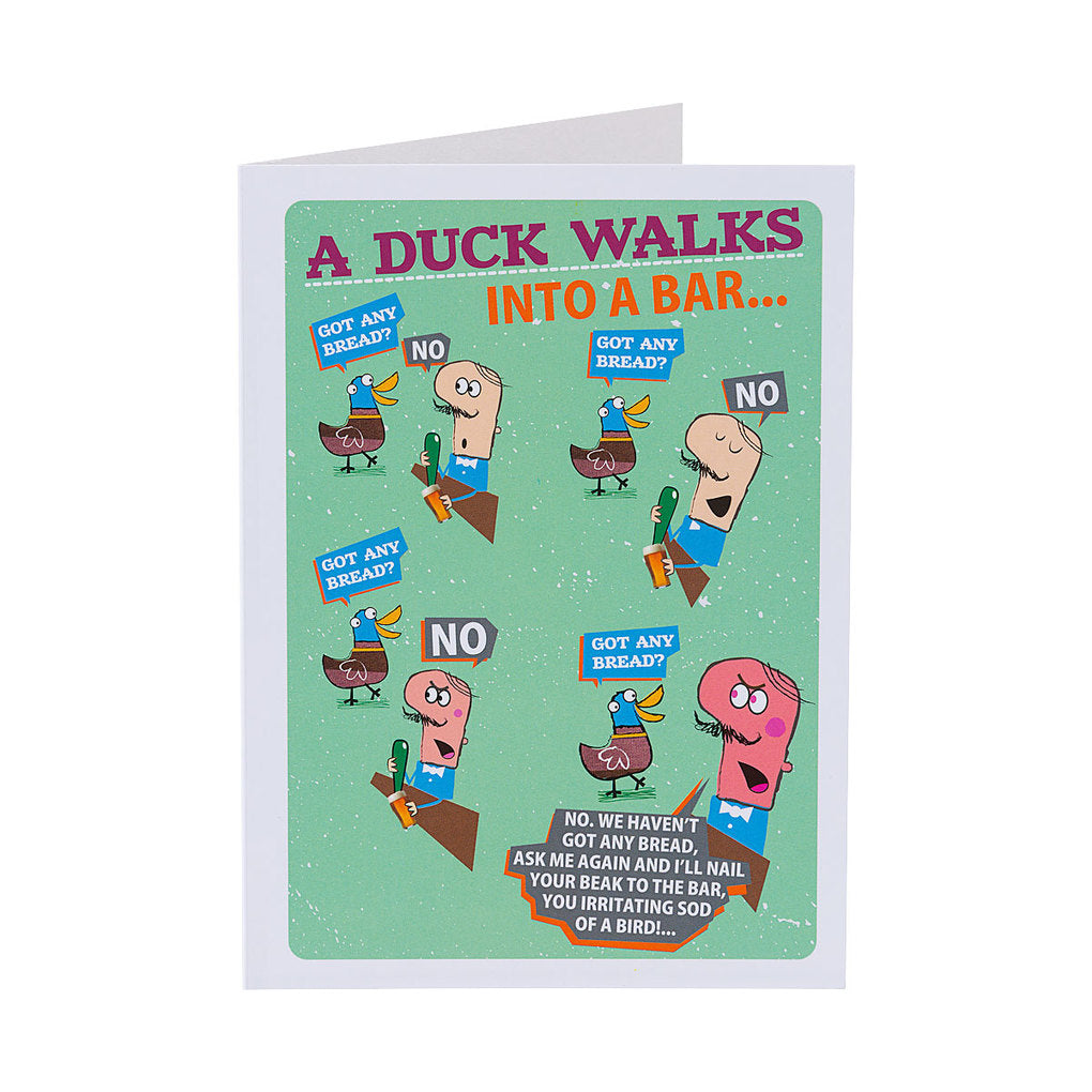 Funny Birthday Duck Birthday Card