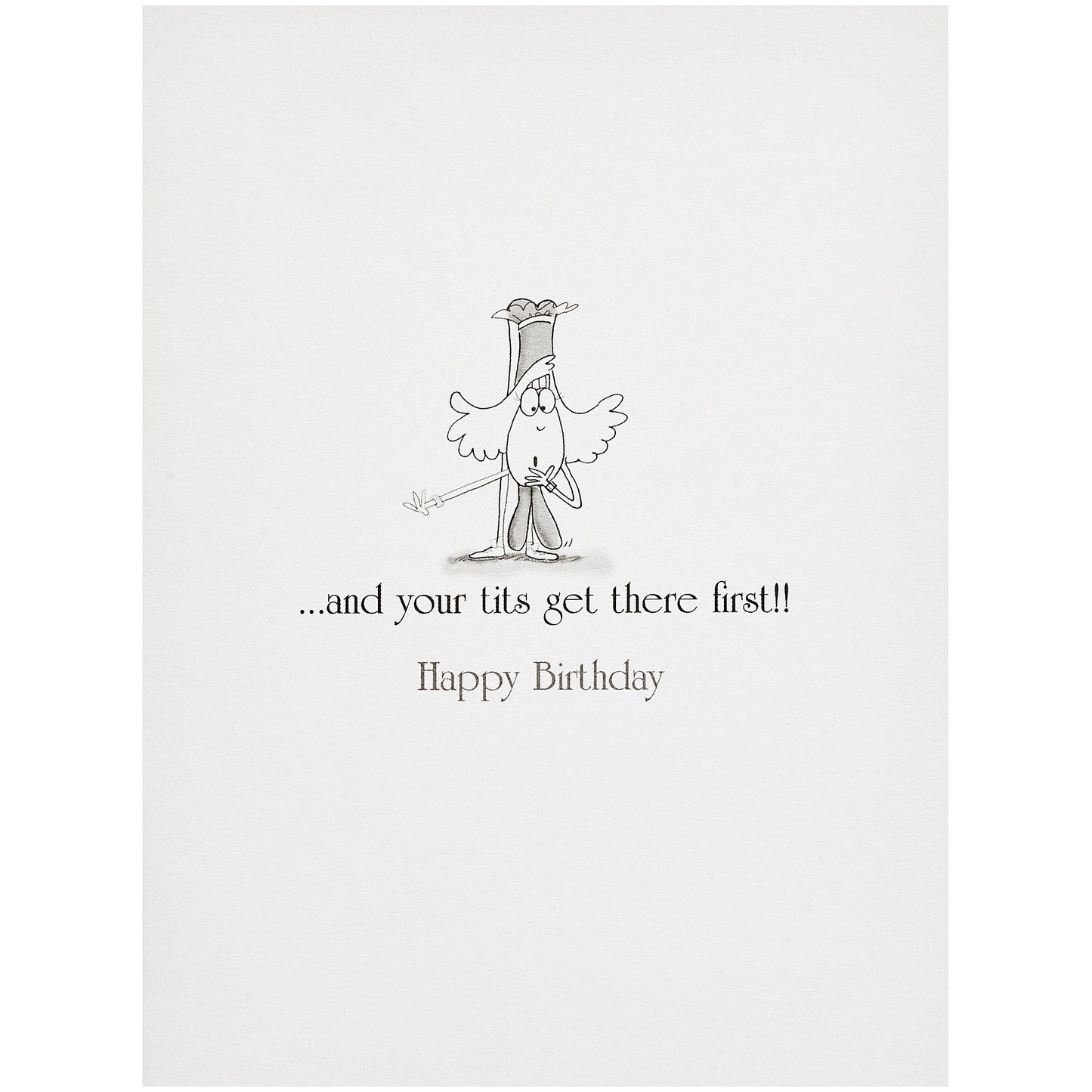 Funny Birthday Card Touch Your Toes